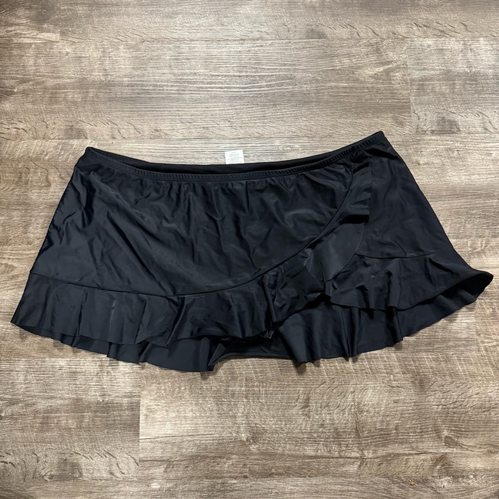 Collections by Catalina Black Swim Skort Size 3x